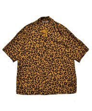 画像6: MINEDENIM  Lips Leopard Print Open Collar SH (6)