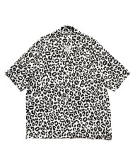 画像1: MINEDENIM  Lips Leopard Print Open Collar SH (1)