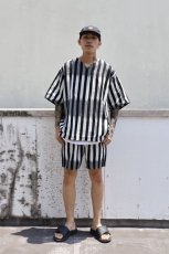 画像6: CALEE  KASURI STRIPE JACQUARD EASY SHORTS (6)