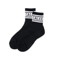 画像3: CALEE  JACQUARD PILE LINE SOCKS (3)