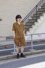 画像11: MINEDENIM  Lips Leopard Print Open Collar SH (11)