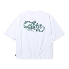 画像2: CALEE  × SHELTECH®︎ CL SNAKE LOGO DROP SHOULDER TEE (2)