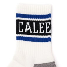 画像6: CALEE  JACQUARD PILE LINE SOCKS (6)