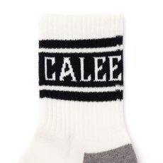 画像2: CALEE  JACQUARD PILE LINE SOCKS (2)