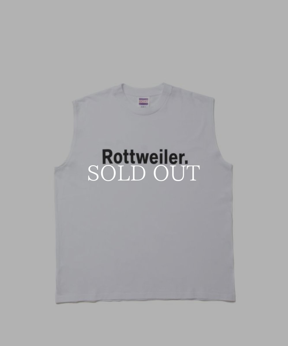 画像1: ROTTWEILER  CLASSIC NO SLEEVE TEE (1)