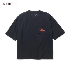 画像3: CALEE  × SHELTECH®︎ CL SNAKE LOGO DROP SHOULDER TEE (3)