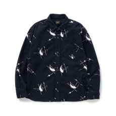 画像1: RATS  PRINT FLANNEL B.D SHIRT (1)