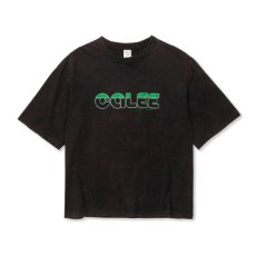 画像1: CALEE  CALEE LOGO POWDER BLEACH DROP SHOULDER S/S TEE (1)