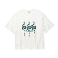 画像2: CALEE  DROP SHOULDER "INDIVIDUAL BASIS" SNAKE LOGO TEE (2)