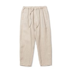 画像1: CALEE  JAPAN LINEN HERRINGBONE EASY SLACKS (1)