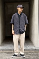 画像8: CALEE  JAPAN LINEN HERRINGBONE EASY SLACKS (8)