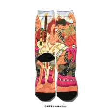 画像1: LFYT  A-KILLER × THREE TIDES TATTOO x 刃牙 SOCKS 花山薫 (1)