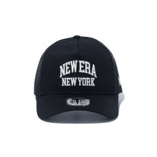 画像2: NEW ERA  9FORTY A-Frame トラッカー Classic College ブラック (2)