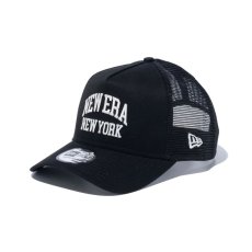 画像1: NEW ERA  9FORTY A-Frame トラッカー Classic College ブラック (1)