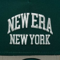 画像4: NEW ERA  9FORTY A-Frame トラッカー Classic College ダークグリーン/ペブル (4)