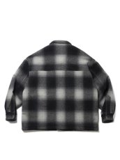 画像2: COOTIE   Ombre Check Wool CPO Jacket (2)