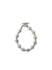 画像1: COOTIE   Distortion Cross Pearl Bracelet (1)