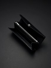 画像3: ANTIDOTE BUYERS CLUB   Trucker Long Wallet (Black Smooth Leather) (3)