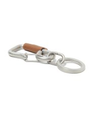 画像5: hobo  CARABINER KEY RING S with COW LEATHER (5)