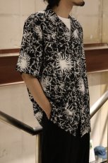 画像2: CALEE  R/P BATIK PATTERN OPEN COLLAR SH (2)