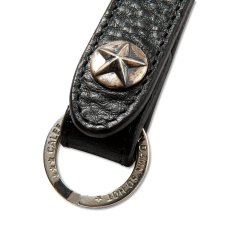 画像3: CALEE  SILVER STAR CONCHO LEATHER KEY RING ＜TYPE B＞ (3)