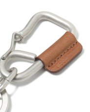 画像4: hobo  CARABINER KEY RING S with COW LEATHER (4)