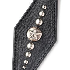 画像3: CALEE  SILVER STAR CONCHO LEATHER KEY RING ＜TYPE A＞ (3)