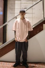 画像7: CALEE  DROP SHOULDER "INDIVIDUAL BASIS" ROSE LOGO TEE (7)