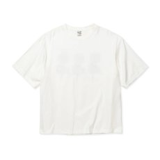 画像4: CALEE  DROP SHOULDER "INDIVIDUAL BASIS" ROSE LOGO TEE (4)