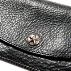 画像4: CALEE  SILVER STAR CONCHO LEATHER LONG WALLET (4)