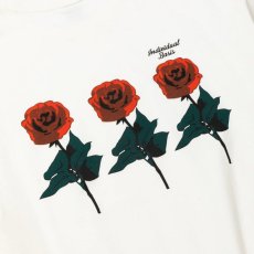 画像6: CALEE  DROP SHOULDER "INDIVIDUAL BASIS" ROSE LOGO TEE (6)