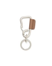 画像1: hobo  CARABINER KEY RING S with COW LEATHER (1)