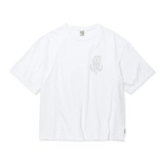 画像2: CALEE  MULTI FUNCTION DROP SHOULDER LOGO TEE (2)