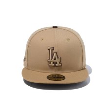 画像8: NEW ERA  59FIFTY Iced Latte ロサンゼルス・ドジャース キャメル カーキバイザー (8)