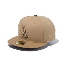 画像7: NEW ERA  59FIFTY Iced Latte ロサンゼルス・ドジャース キャメル カーキバイザー (7)