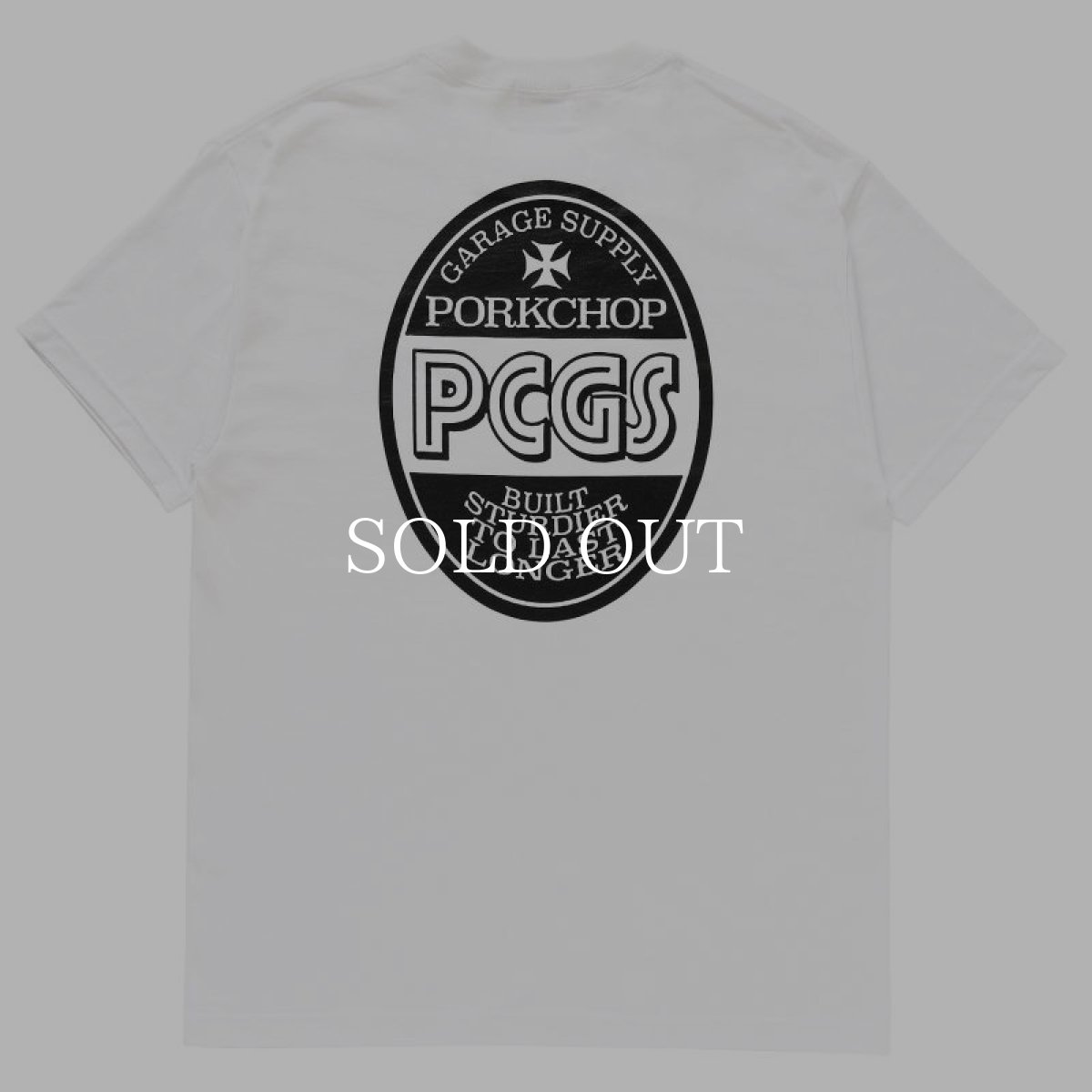 画像1: PORKCHOP GARAGE SUPPLY  PCGS OVAL TEE (1)