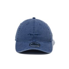 画像2: NEW ERA  9TWENTY Acid Wash アシッドウォッシュ スクリプトロゴ ネイビー (2)