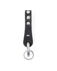 画像1: hobo  STUDDED KEY RING with COW LEATHER (1)