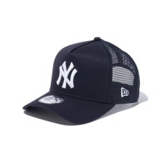 画像4: NEW ERA  9FORTY A-Frame トラッカー MLB Side Patch ニューヨーク・ヤンキース ネイビー (4)