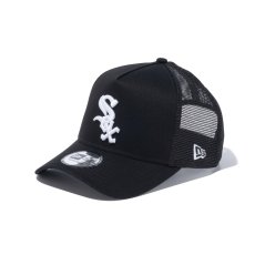 画像4: NEW ERA  9FORTY A-Frame トラッカー MLB Side Patch シカゴ・ホワイトソックス ブラック (4)