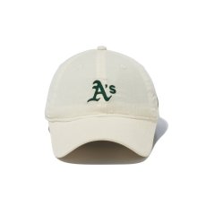 画像2: NEW ERA  9TWENTY MLB Summer Corduroy オークランド・アスレチックス クロームホワイト (2)