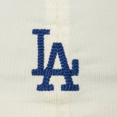 画像5: NEW ERA  9TWENTY MLB Summer Corduroy ロサンゼルス・ドジャース クロームホワイト (5)