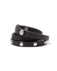 画像1: hobo  STUDDED WRAP BRACELET COW LEATHER (1)