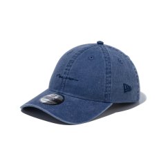 画像1: NEW ERA  9TWENTY Acid Wash アシッドウォッシュ スクリプトロゴ ネイビー (1)