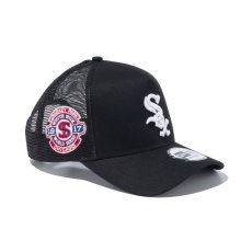 画像1: NEW ERA  9FORTY A-Frame トラッカー MLB Side Patch シカゴ・ホワイトソックス ブラック (1)