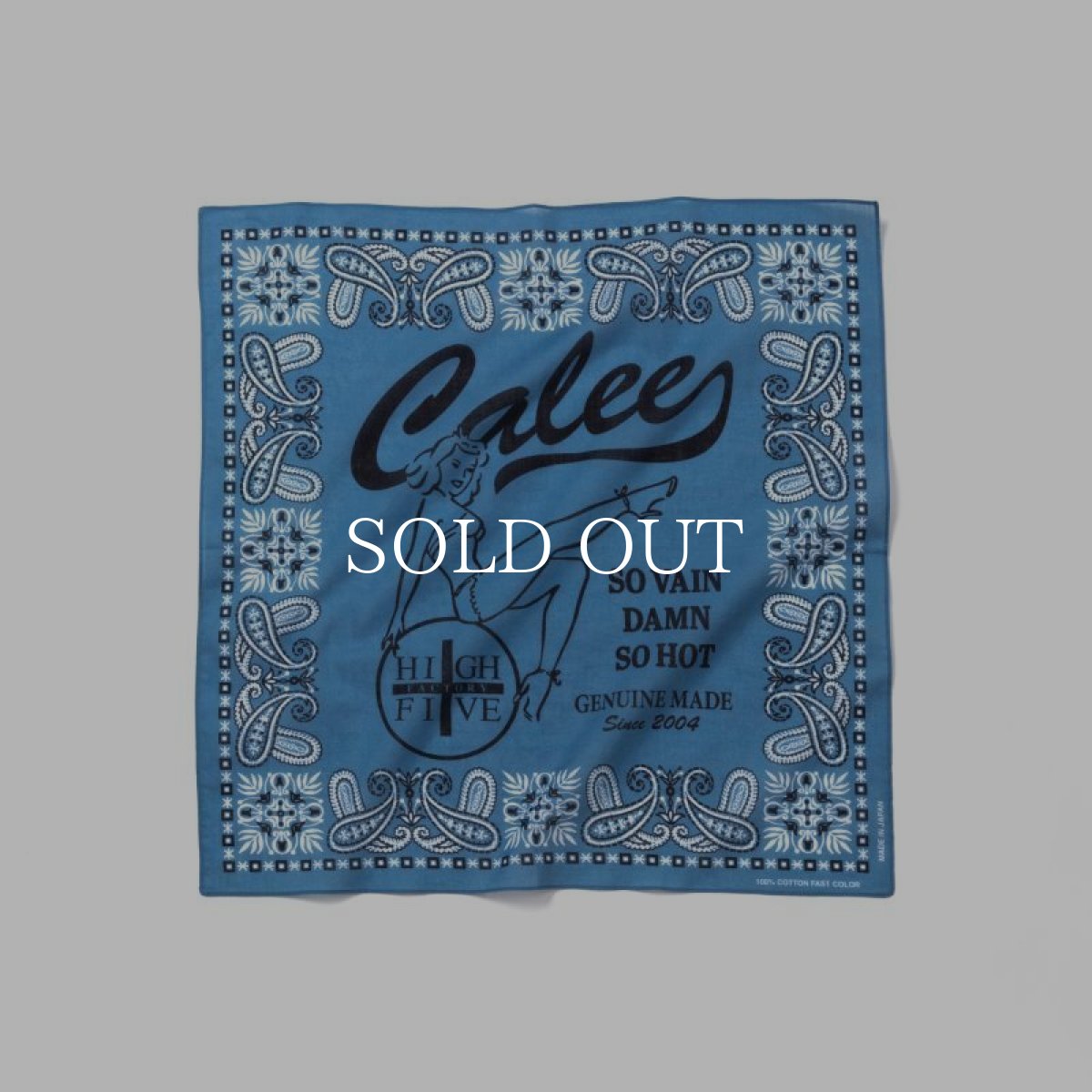 画像1: CALEE  × HIGH FIVE FACTORY CAL RETRO GIRL BANDANNA (1)