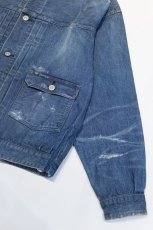 画像4: OLD JOE   LOWER FLAP POCKET JEAN JACKET (SCAR FACE) (4)