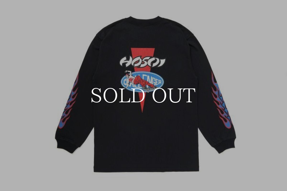 画像1: CHALLENGER  HOSOI x CHALLENGER LOGO L/S TEE (1)