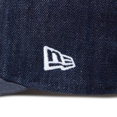 画像4: NEW ERA  LP 59FIFTY MLB Denim 2-Tone ニューヨーク・ヤンキース インディゴデニム ネイビースウェードバイザー (4)