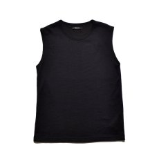 画像1: MINEDENIM  Roundneck Nosleeve Rib T-SH (1)